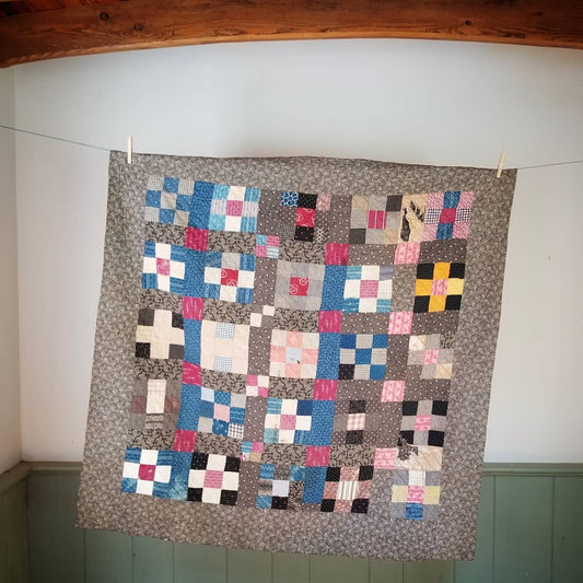 Late 19th Century Lap Quilt