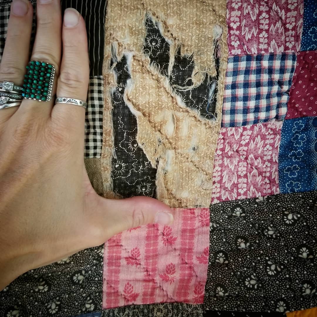 Late 19th Century Lap Quilt