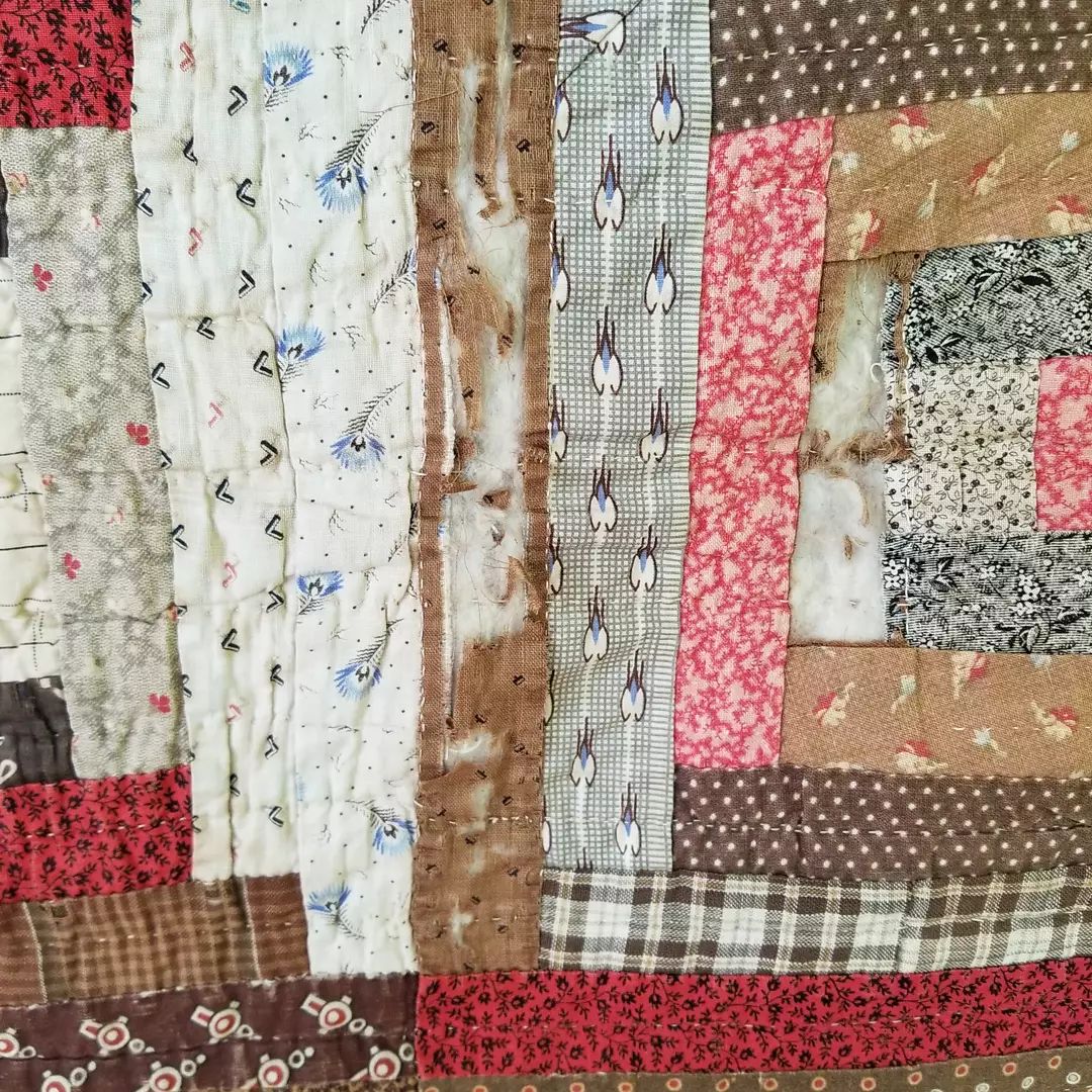 1800's Log Cabin Quilt