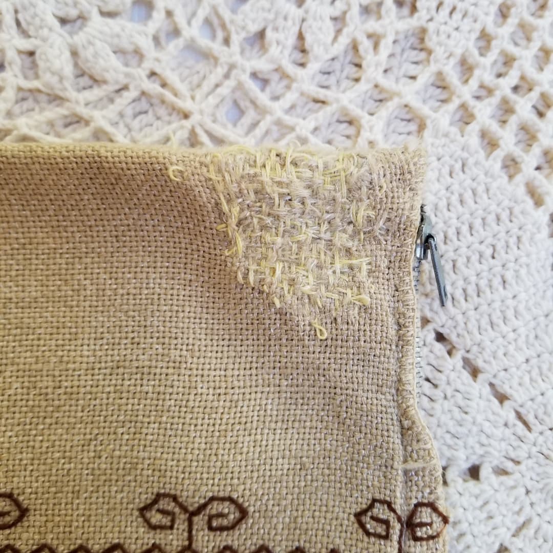 Woven and Hand Embroidered Pillow Shams