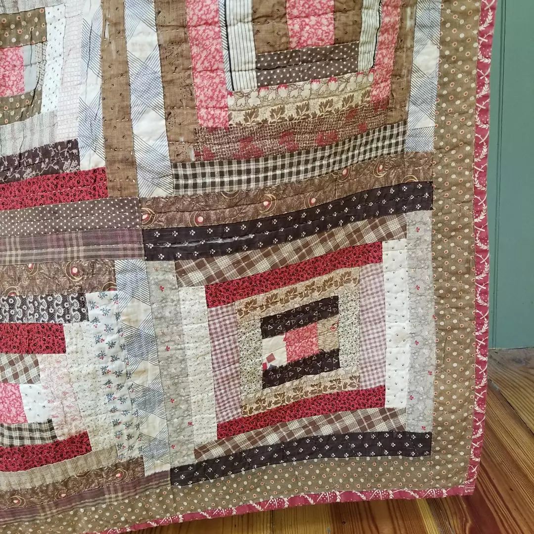 1800's Log Cabin Quilt