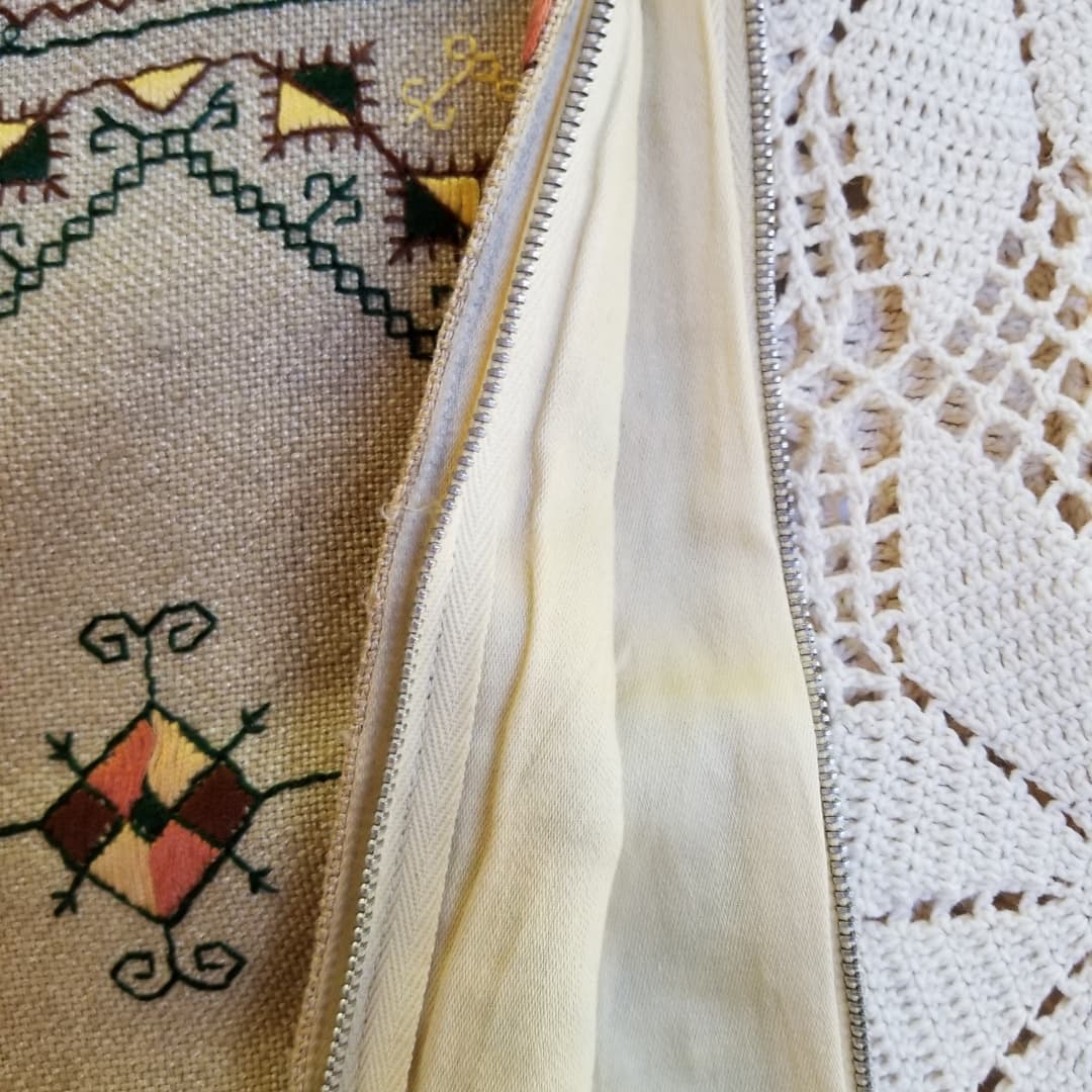 Woven and Hand Embroidered Pillow Shams
