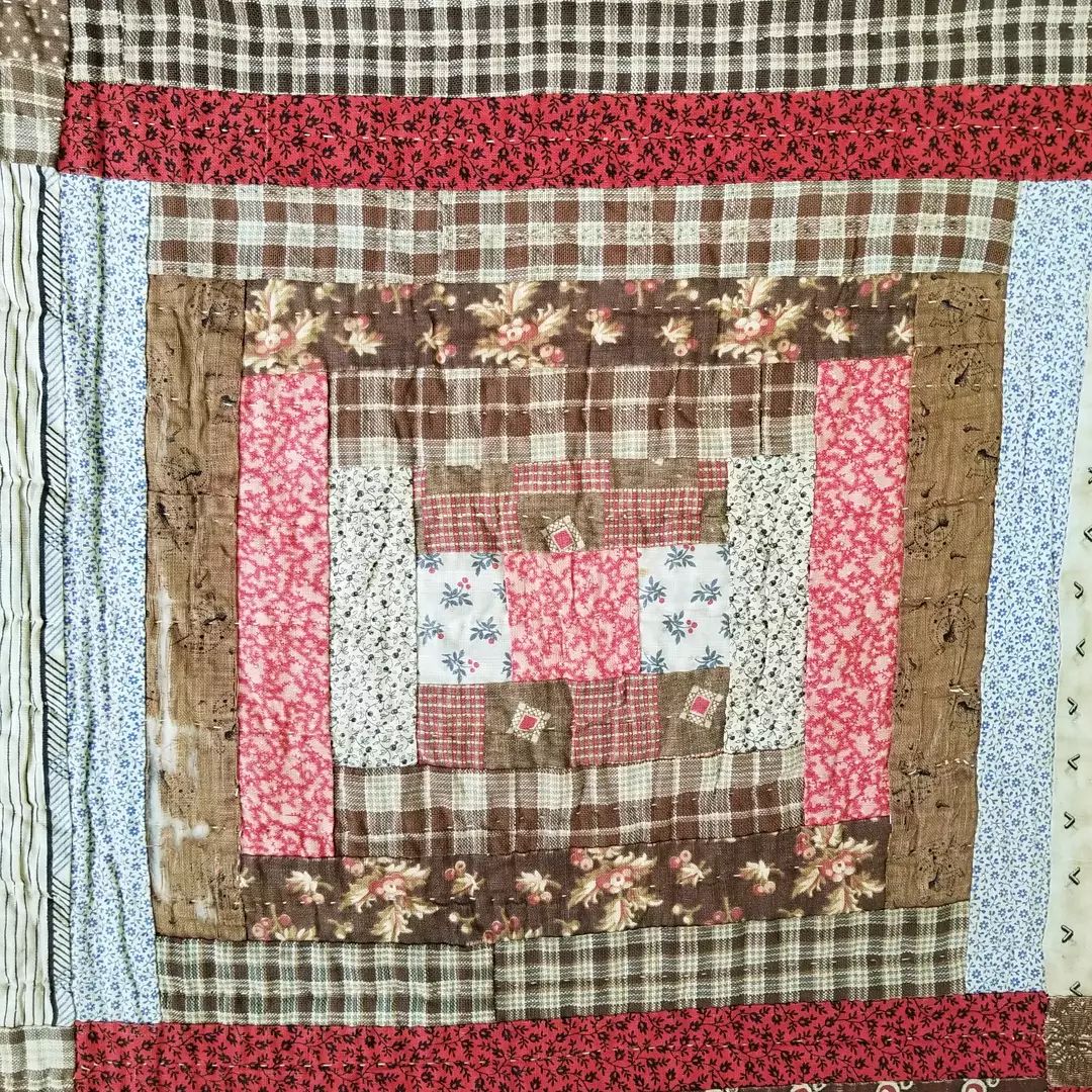 1800's Log Cabin Quilt