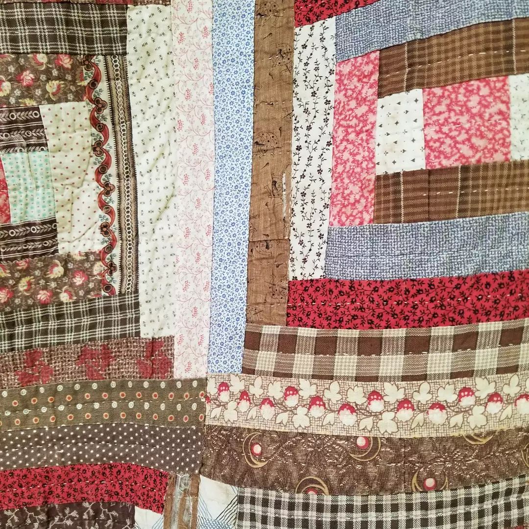 1800's Log Cabin Quilt