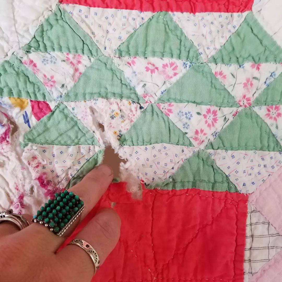 Antique Ocean Waves Quilt