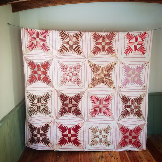 Contemporary Sawtooth Quilt Top