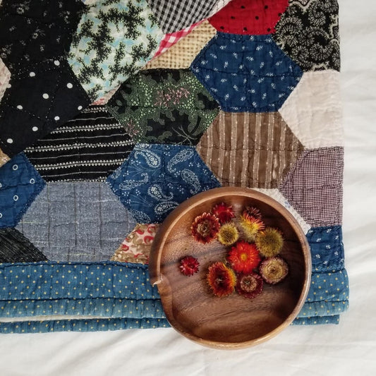 Elongated Hexagon Quilt