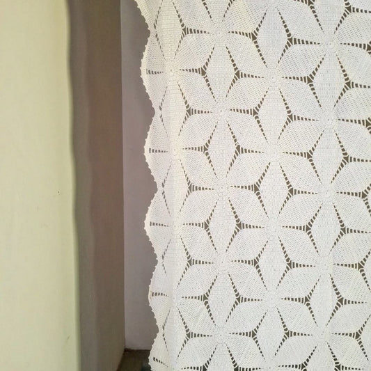 Cotton Crochet Coverlet