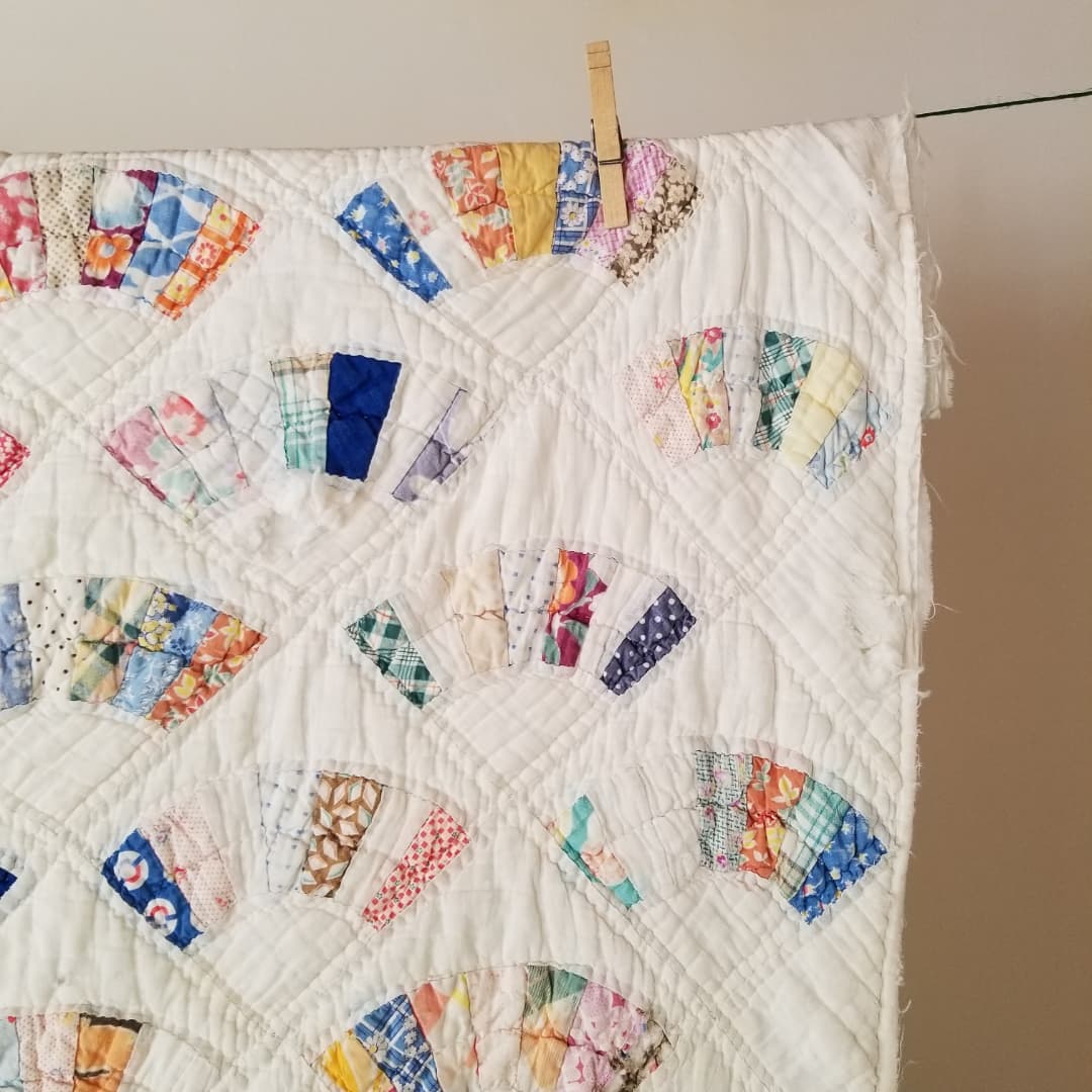Sugar Sack Fan Quilt