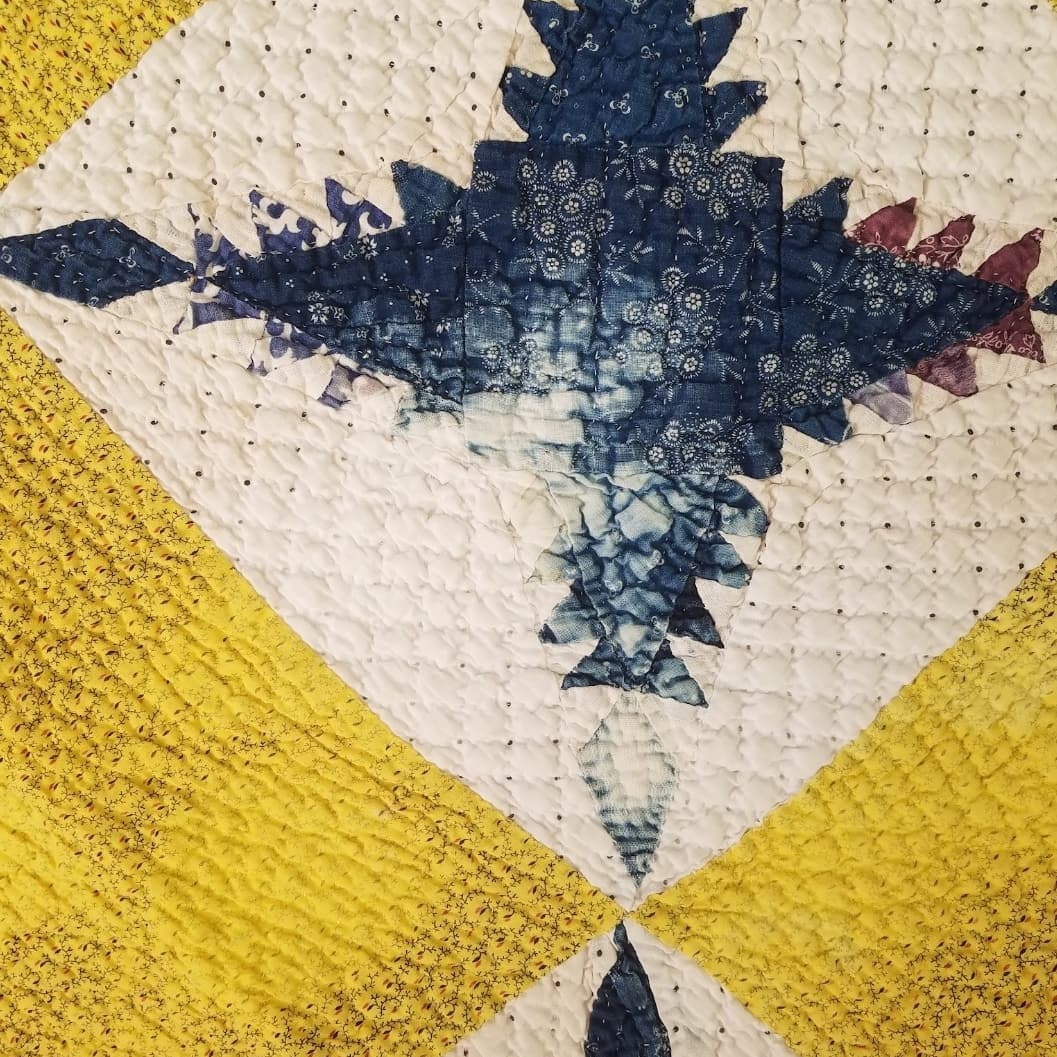 Set of 2, 1910 Feathered Star, Brother Quilts