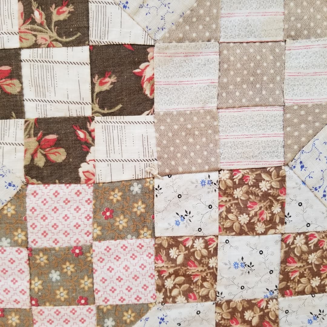 Jacob's Ladder Hand Tied Quilt