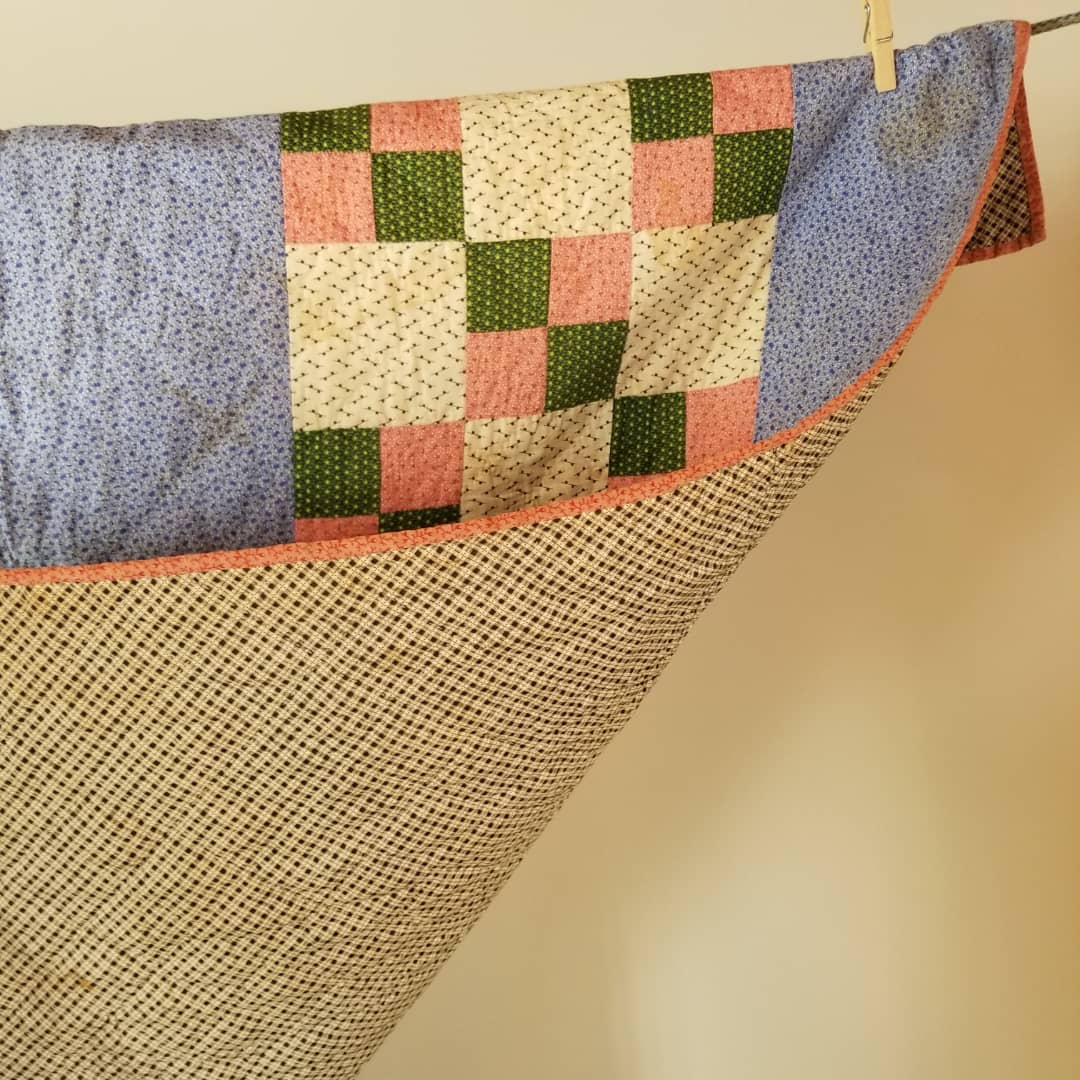 Lancaster Blue Calico Quilt