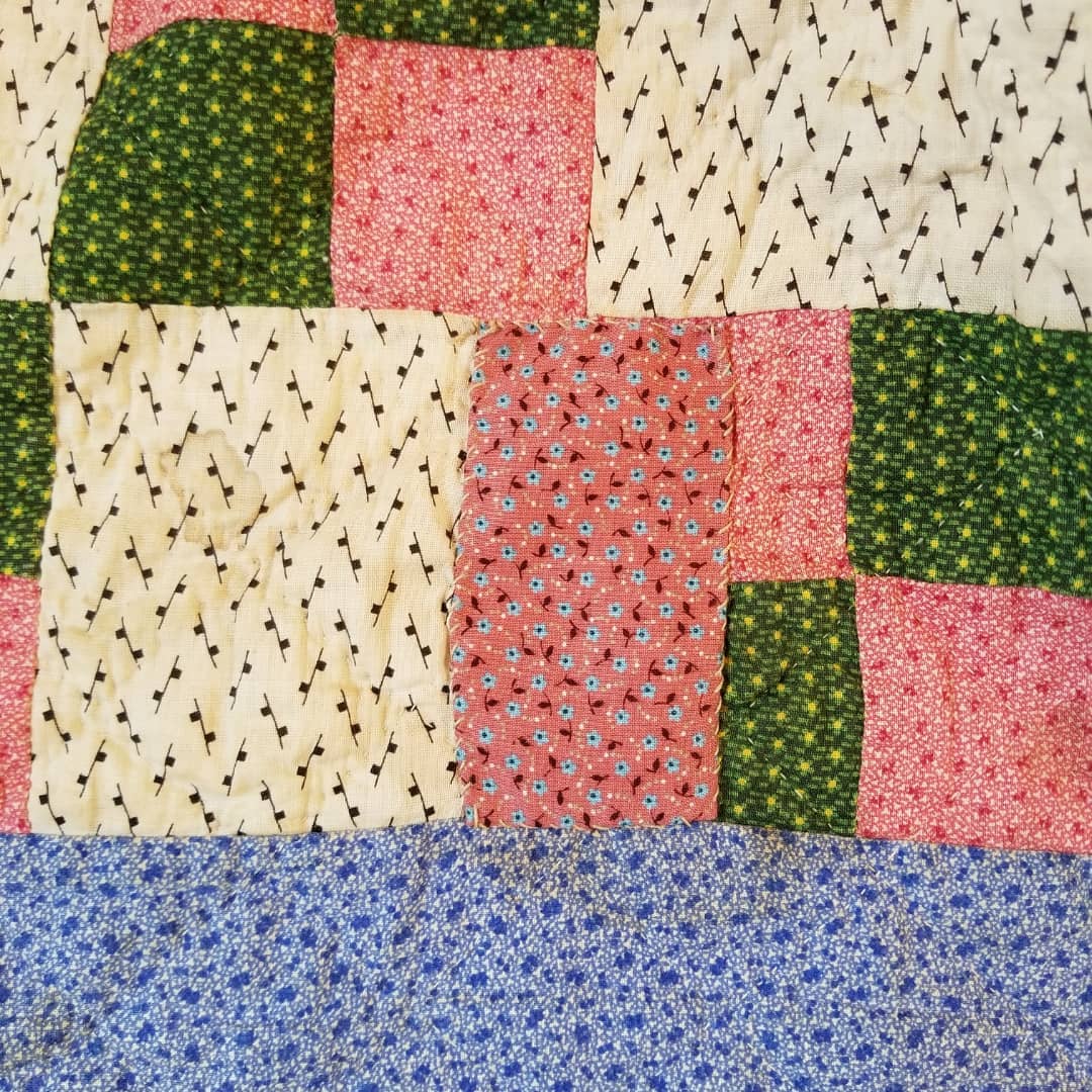 Lancaster Blue Calico Quilt