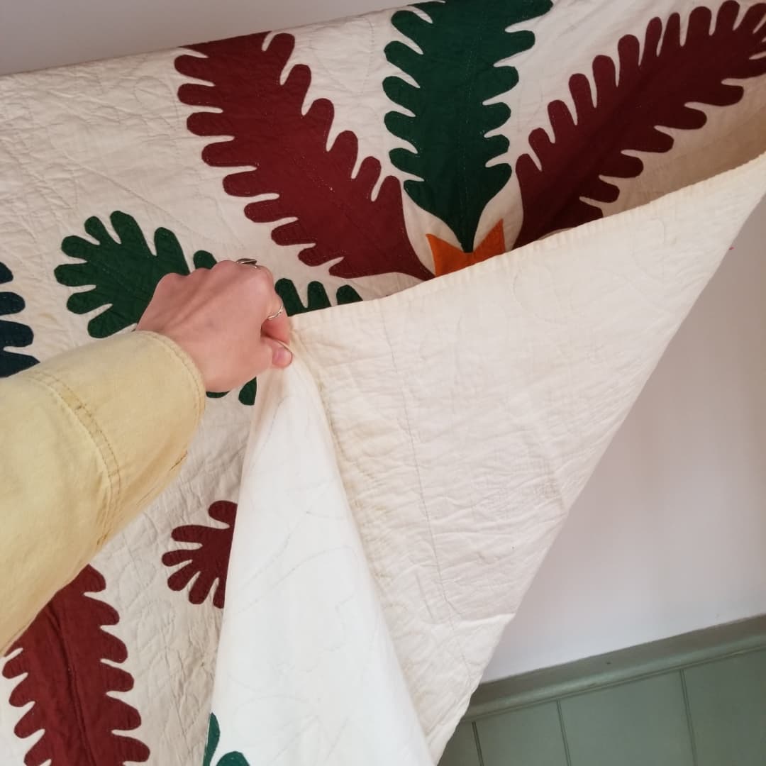 Antique Princess Feather Quilt