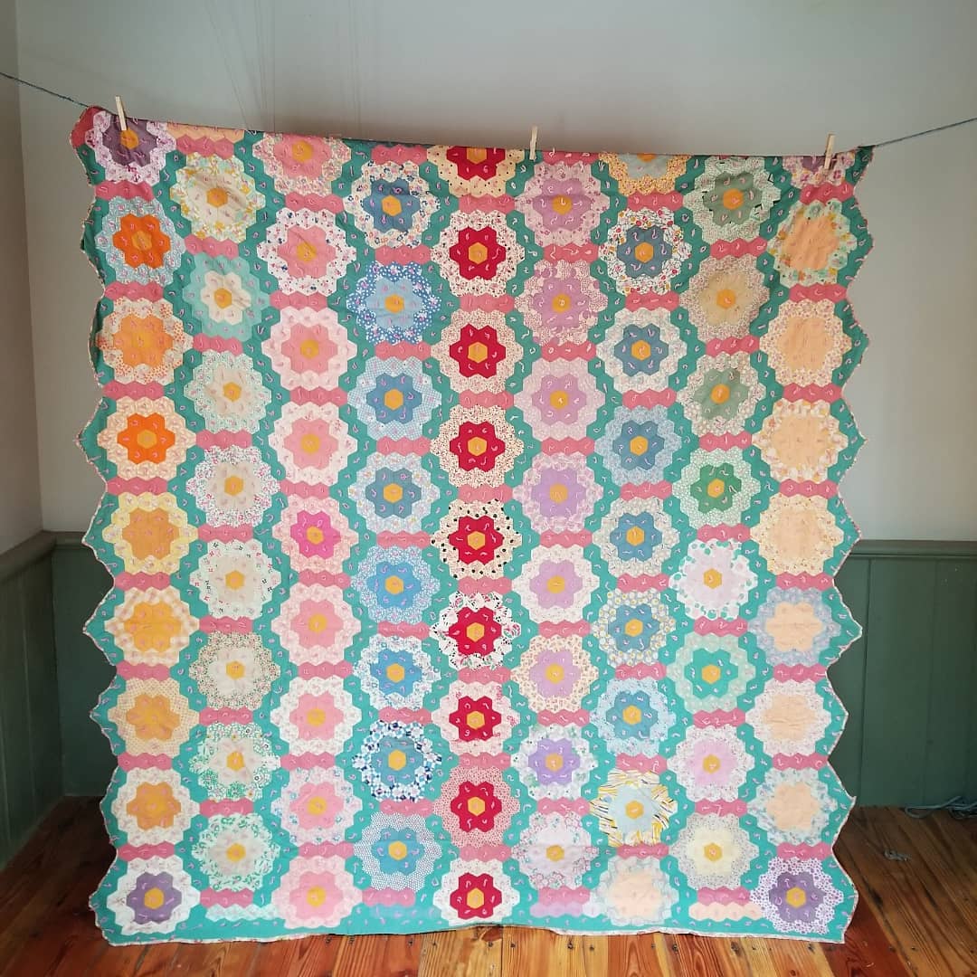 Grandmother's Garden Coverlet