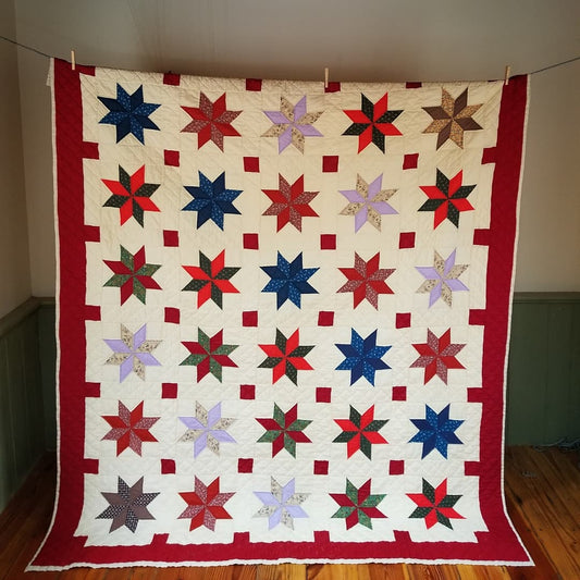Contemporary 8 Point Star Quilt
