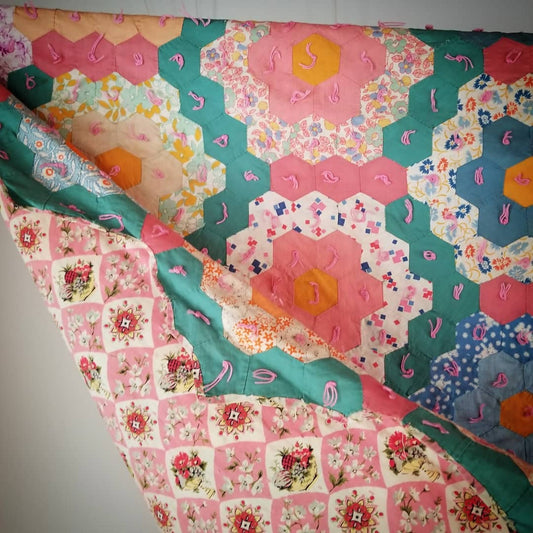 Grandmother's Garden Coverlet