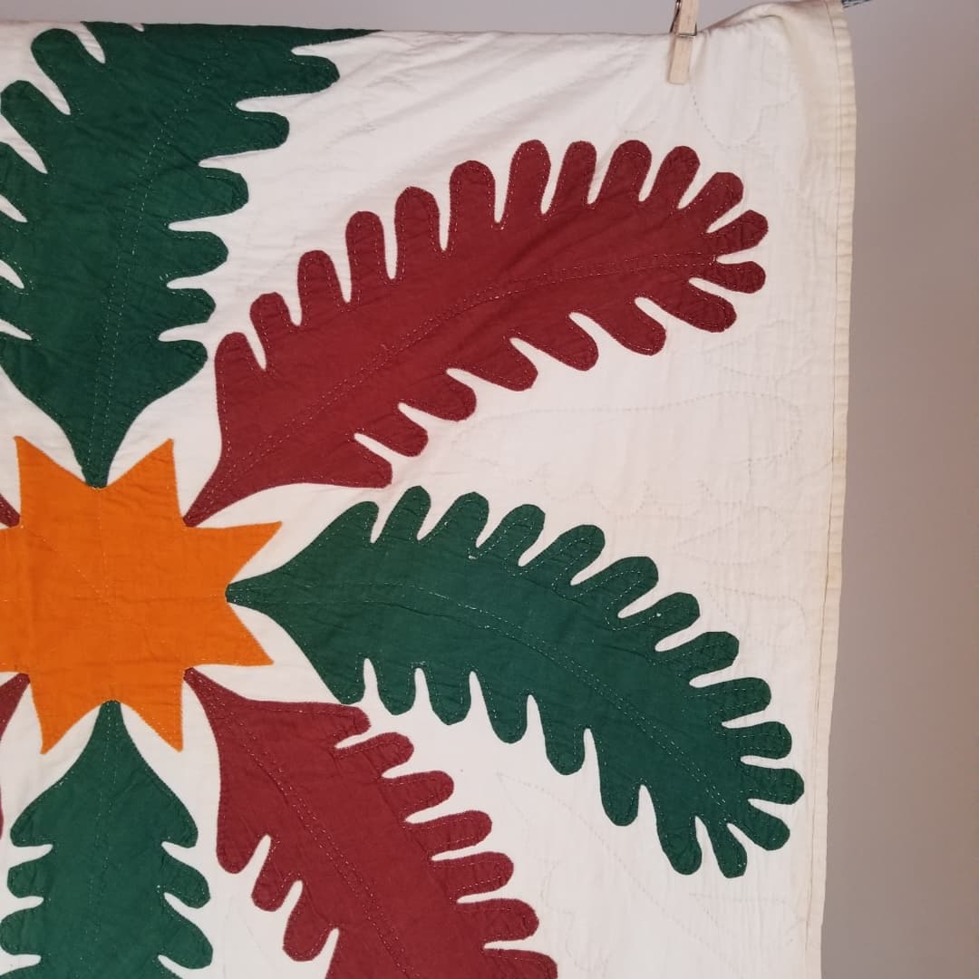 Antique Princess Feather Quilt