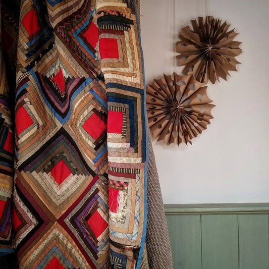 Large Log Cabin Quilt