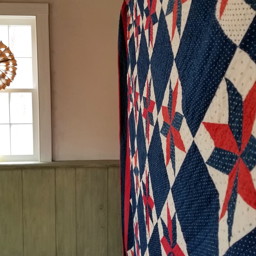 Red White and Blue Feed Back Quilt