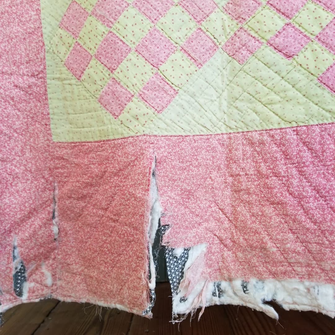 Calico Irish Chain Quilt