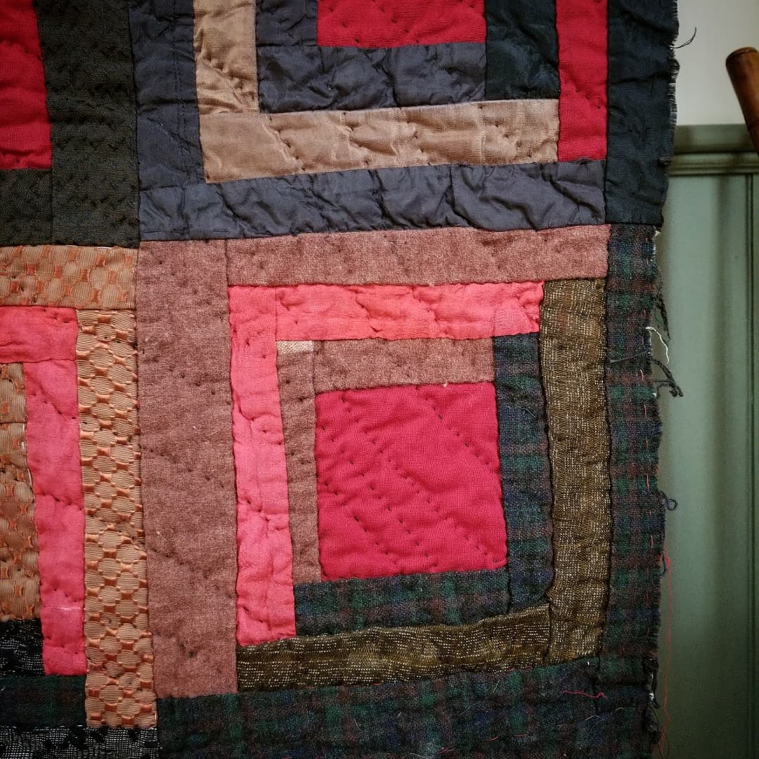 Velvet Crosses Log Cabin