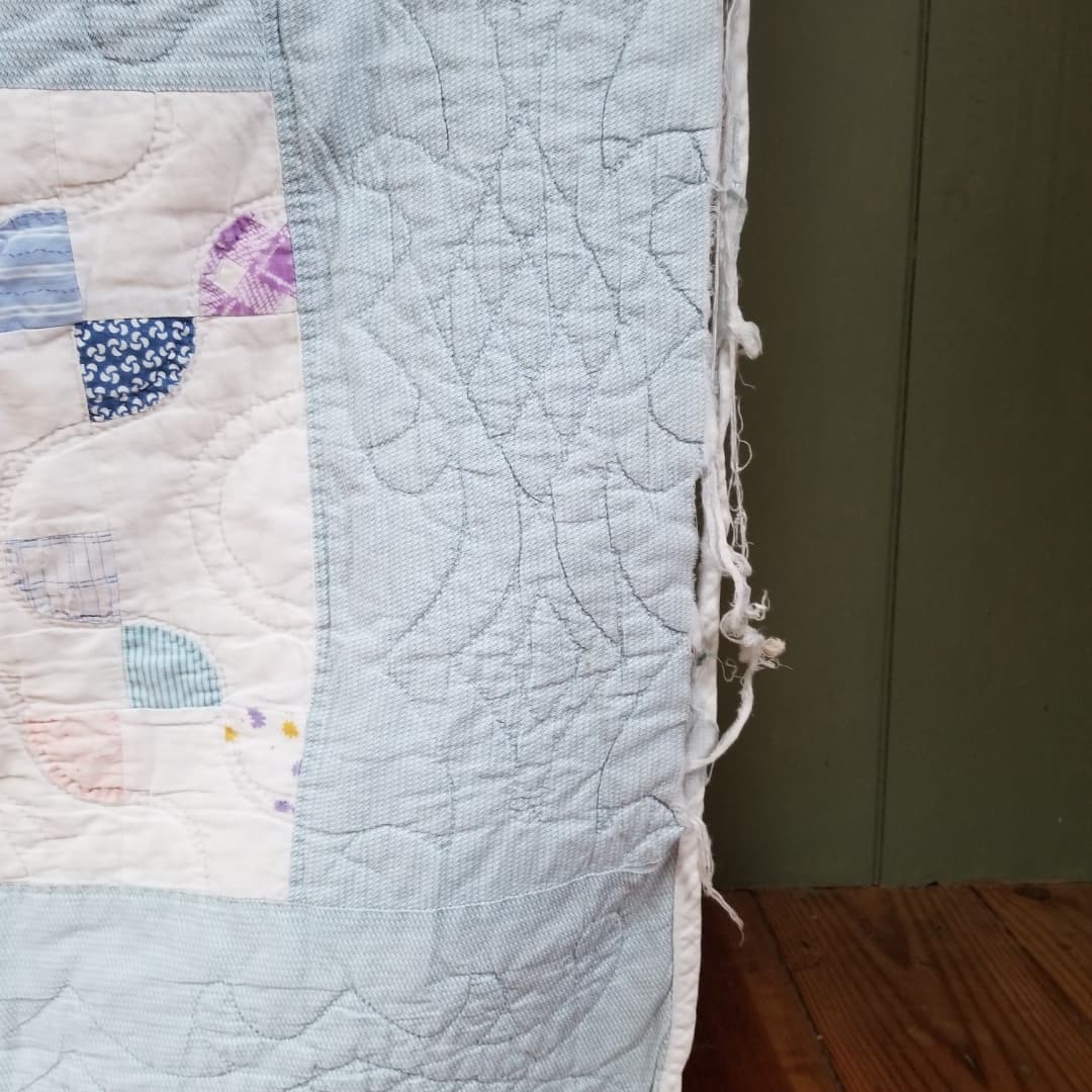 Baby Blue 1930's Quilt