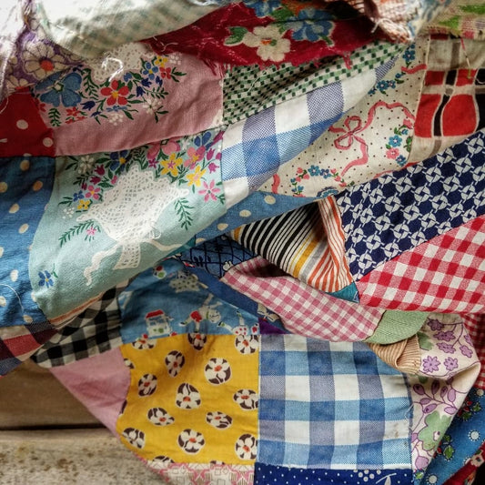 Midcentury Patchwork Quilt TOP
