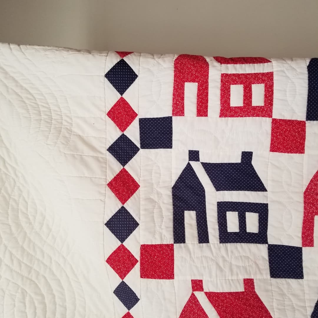 Contemporary School House Quilt