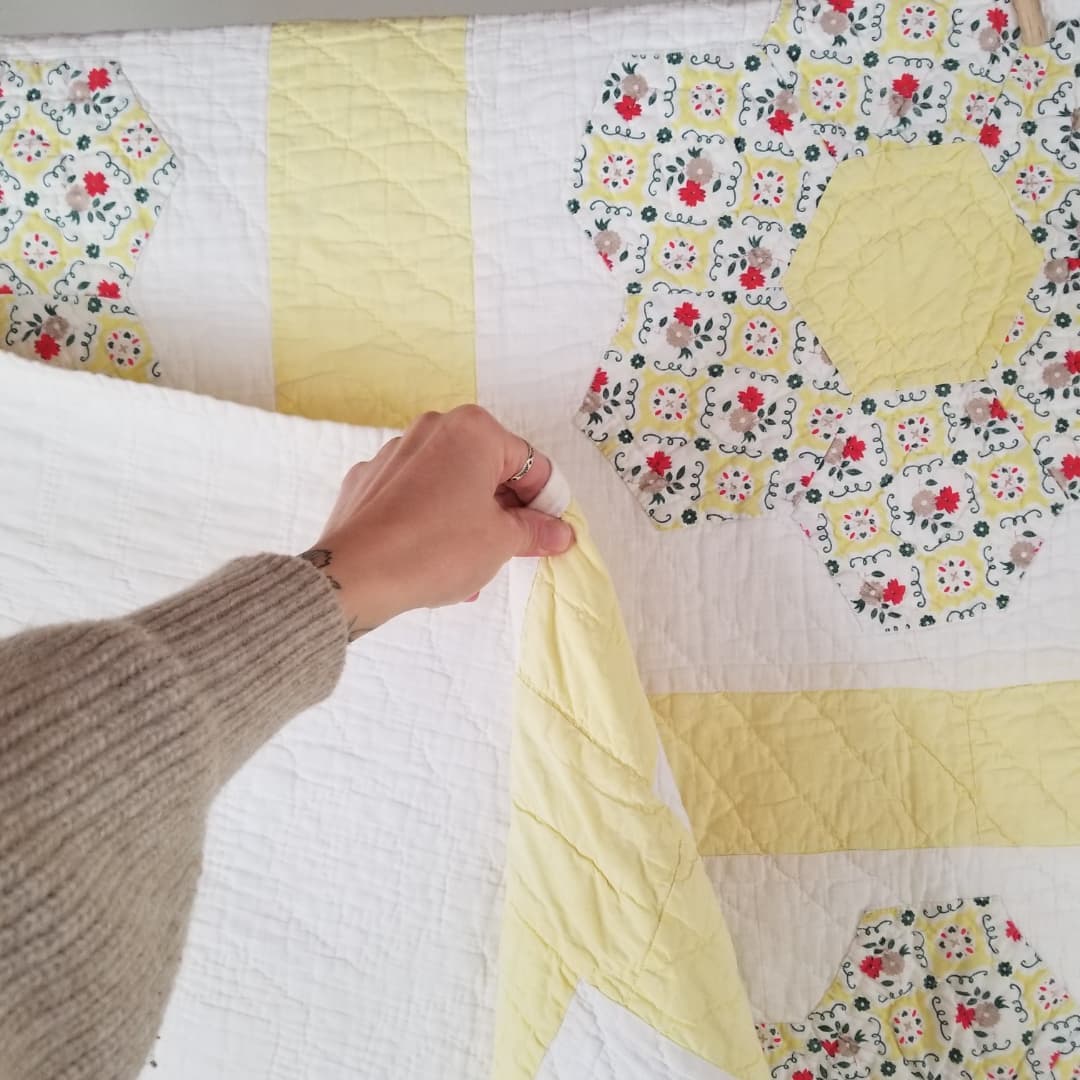 Hexi Flower Quilt