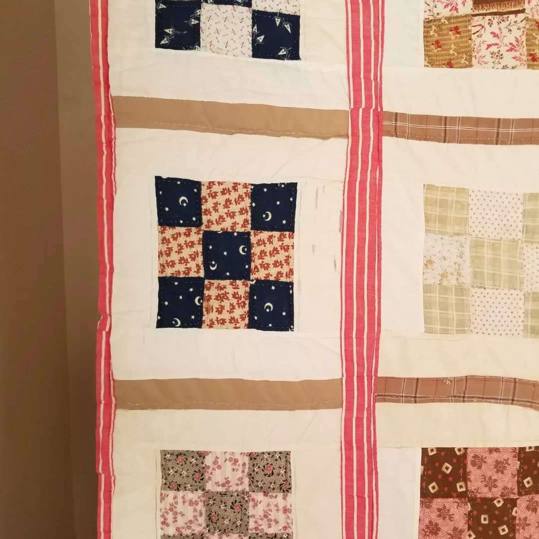 9 Patch Quilt with Surprise Backing
