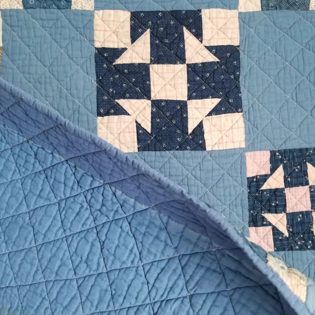 Indigo and Blue Quilt