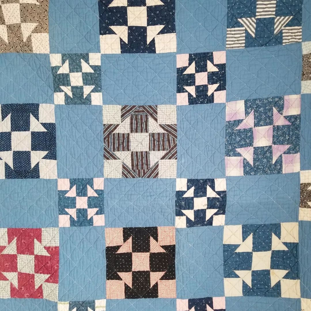 Indigo and Blue Quilt
