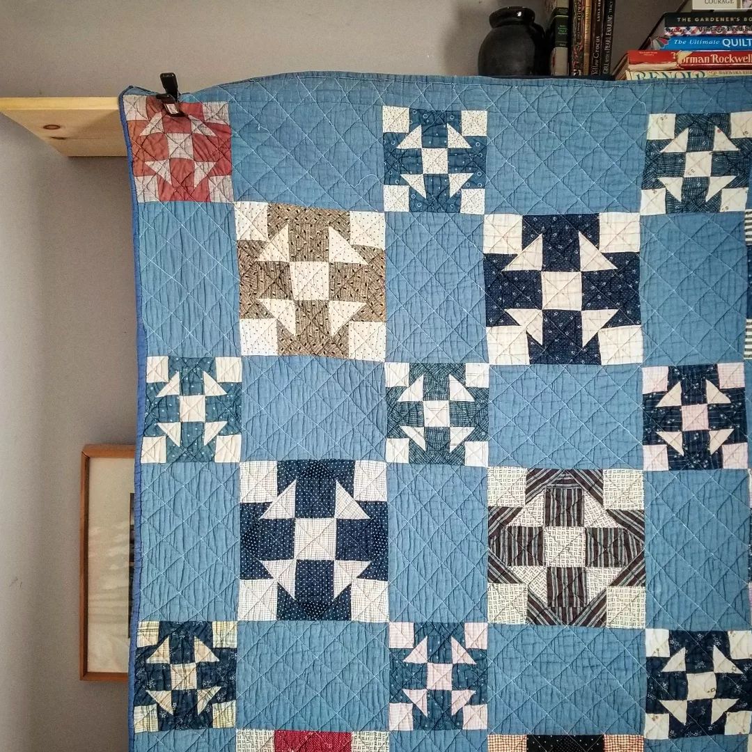 Indigo and Blue Quilt