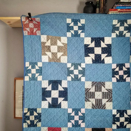 Indigo and Blue Quilt
