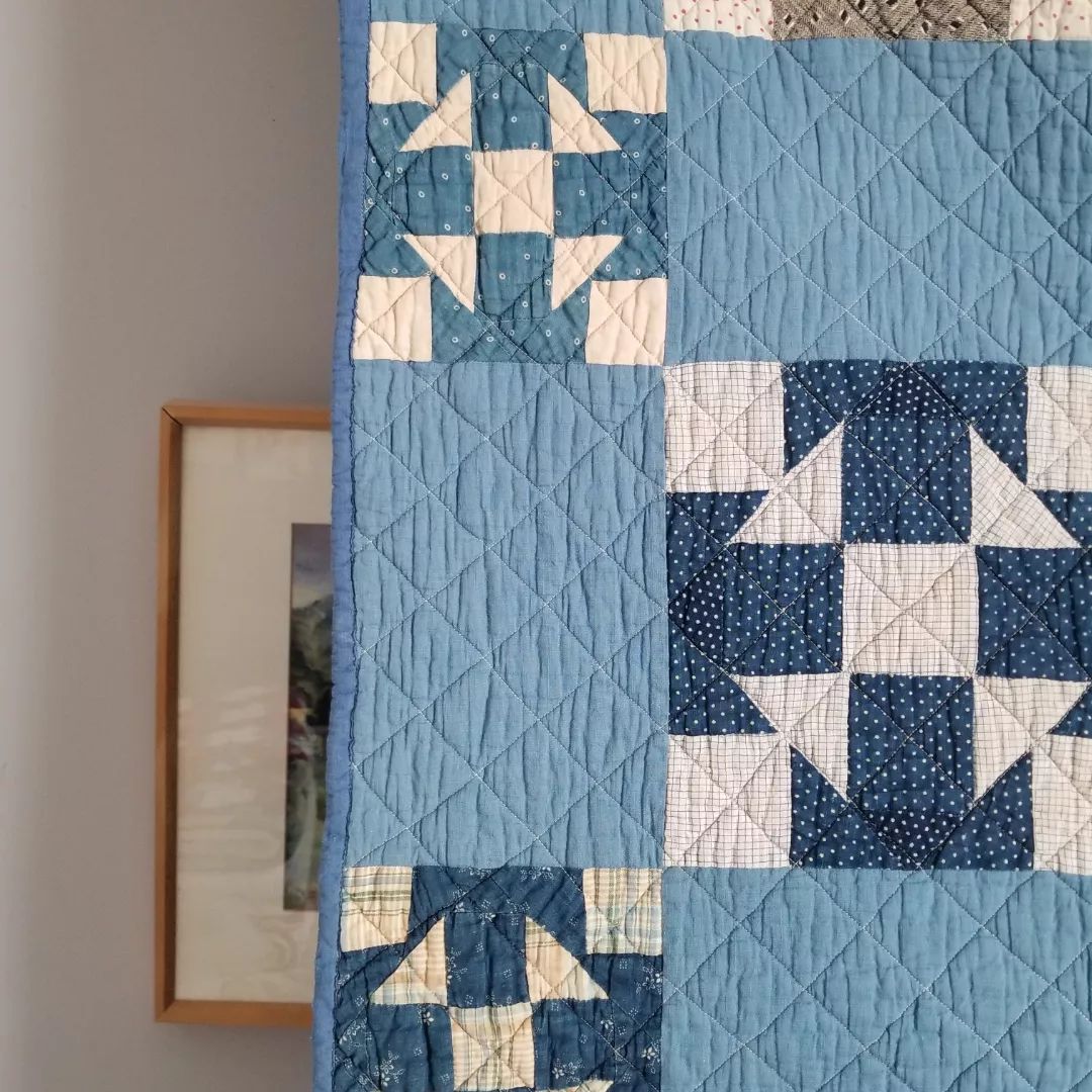 Indigo and Blue Quilt