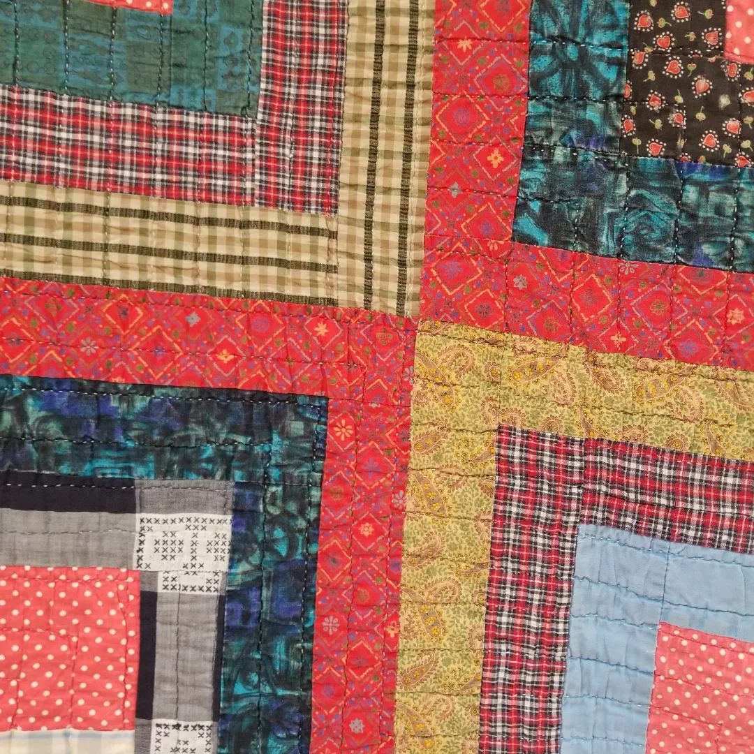 Midcentury Log Cabin Quilt