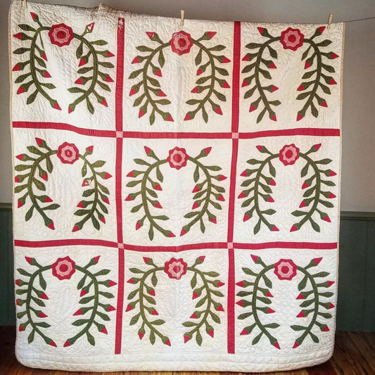 Rose Applique Quilt 2