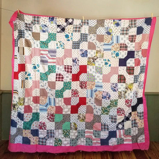 Vintage Bow Ties Quilt TOP