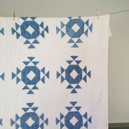Blue & White Crown of Thorns