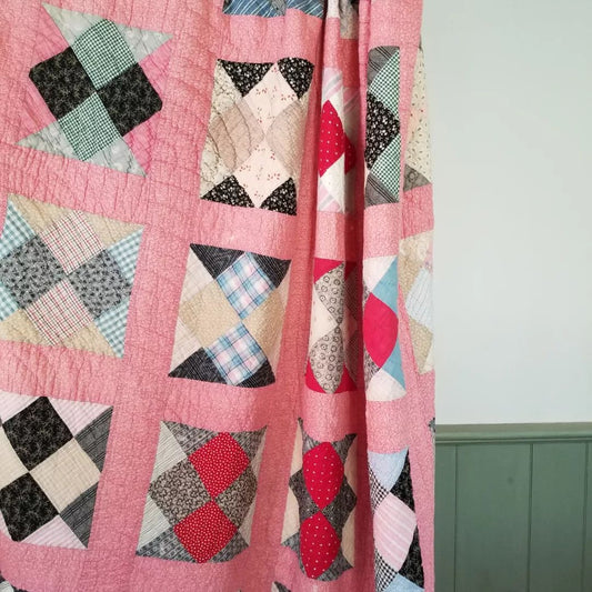 Pink Calico Quilt