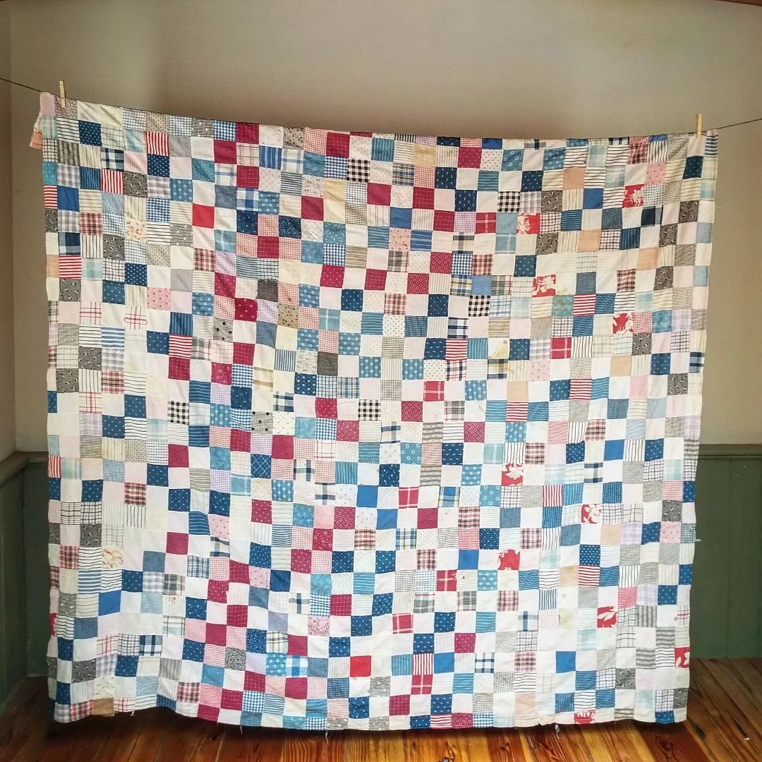 Indigo Patch Quilt TOP 2