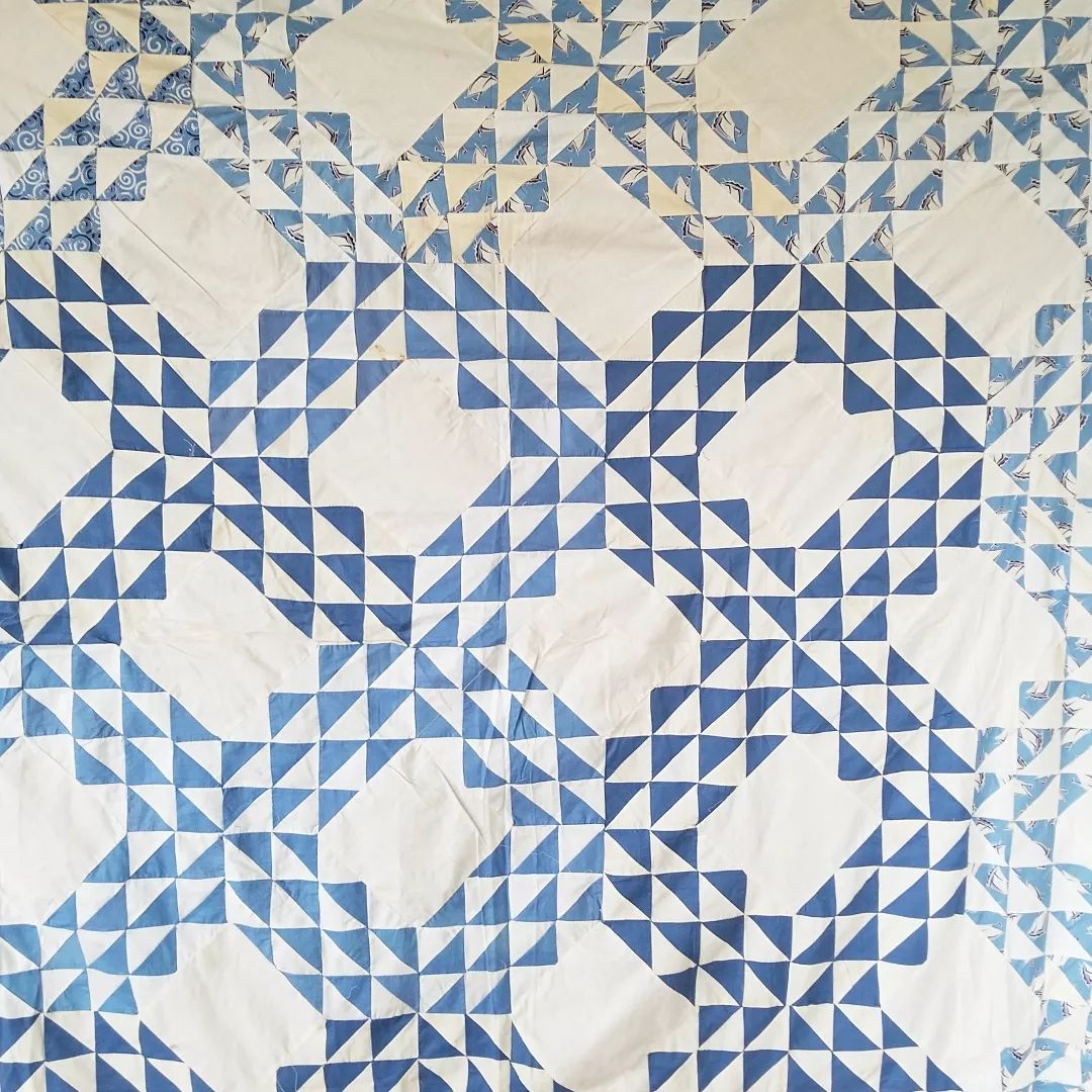 Ocean Waves Quilt TOP 2