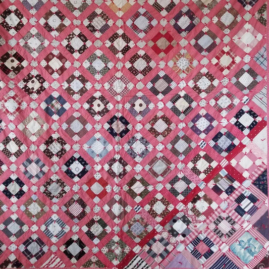 Hand Tied Patch Quilt with Angel Corner