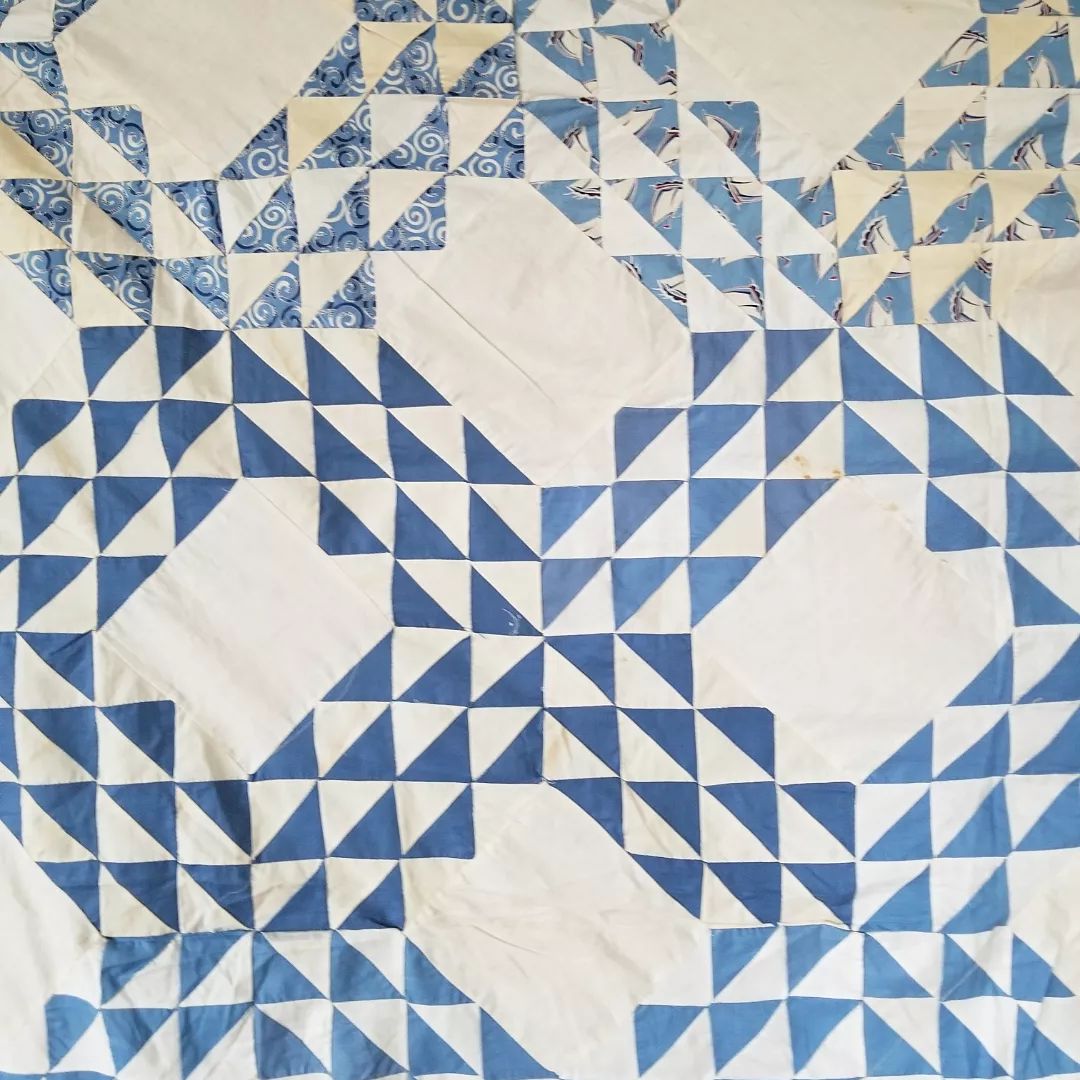 Ocean Waves Quilt TOP 2