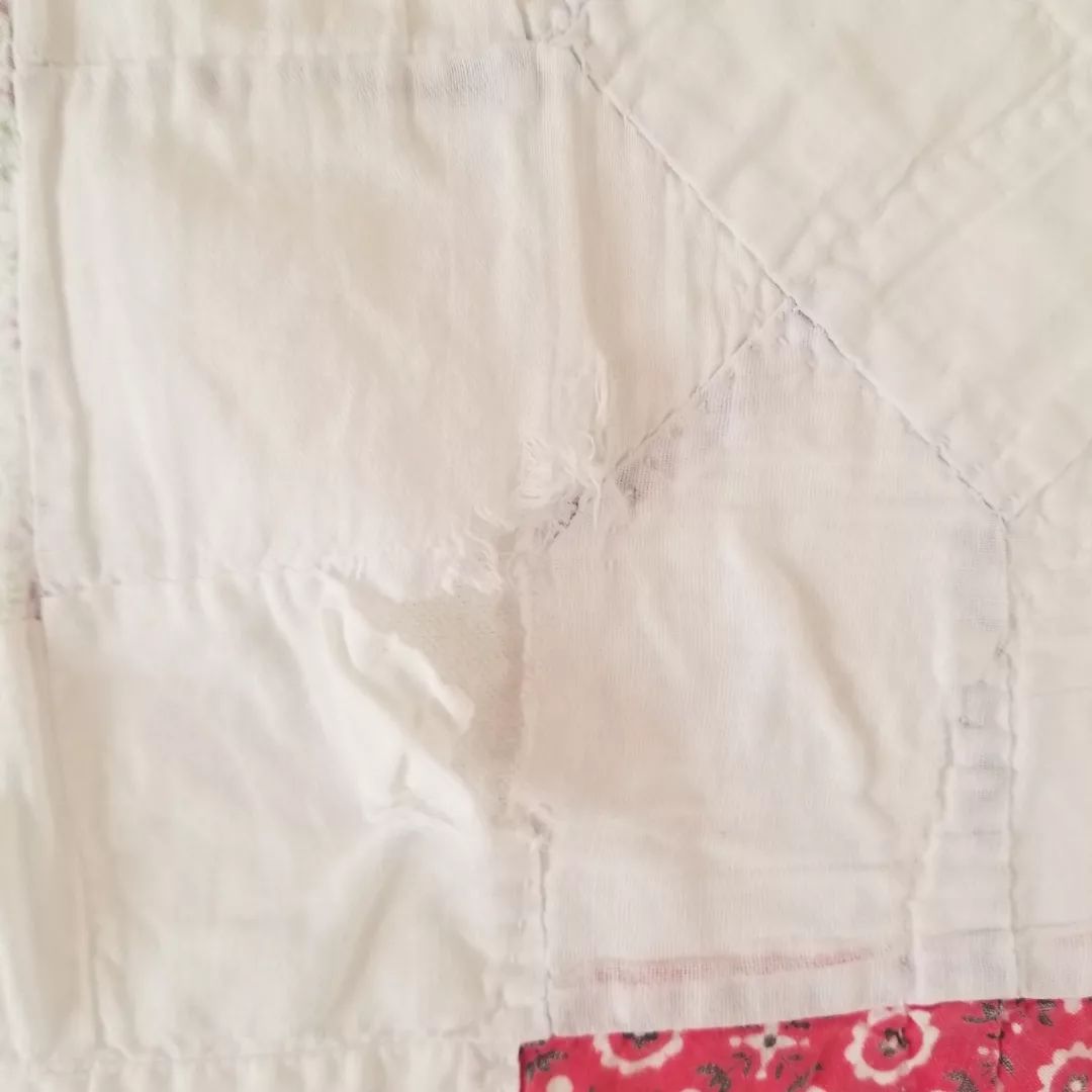 Beloved, Faded Quilt on White