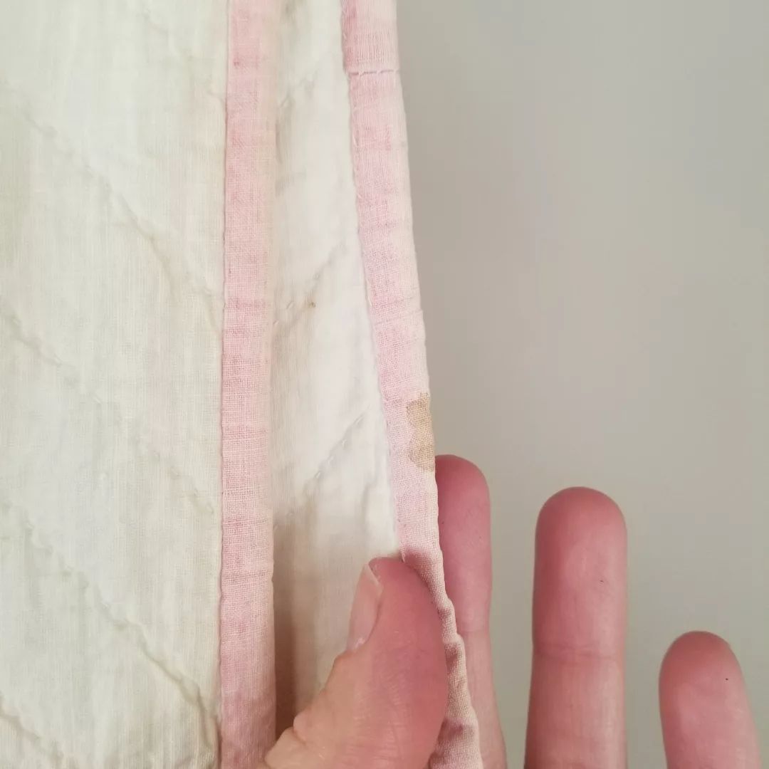 Pink and White Irish Chain Quilt 5