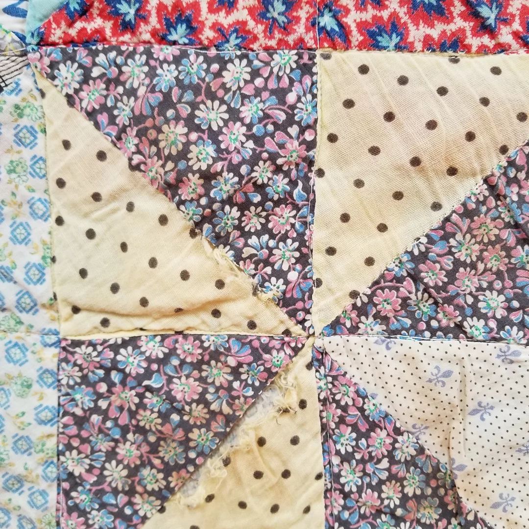 Scrappy Pinwheel Quilt