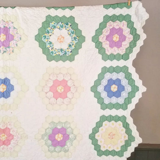 Fussy Cut Granny's Garden Quilt