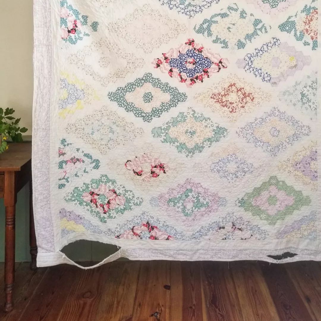 1930s Flower Garden Quilt